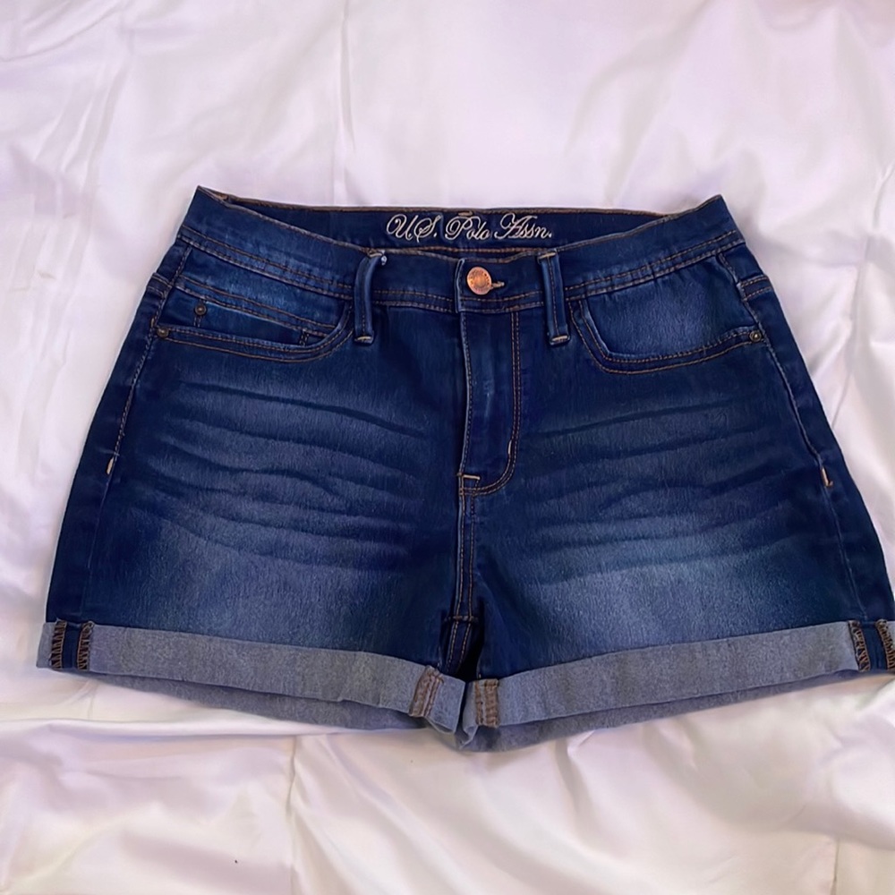 US Polo jean shorts size 3/4